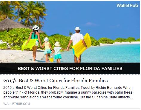 Best City for Florida Families