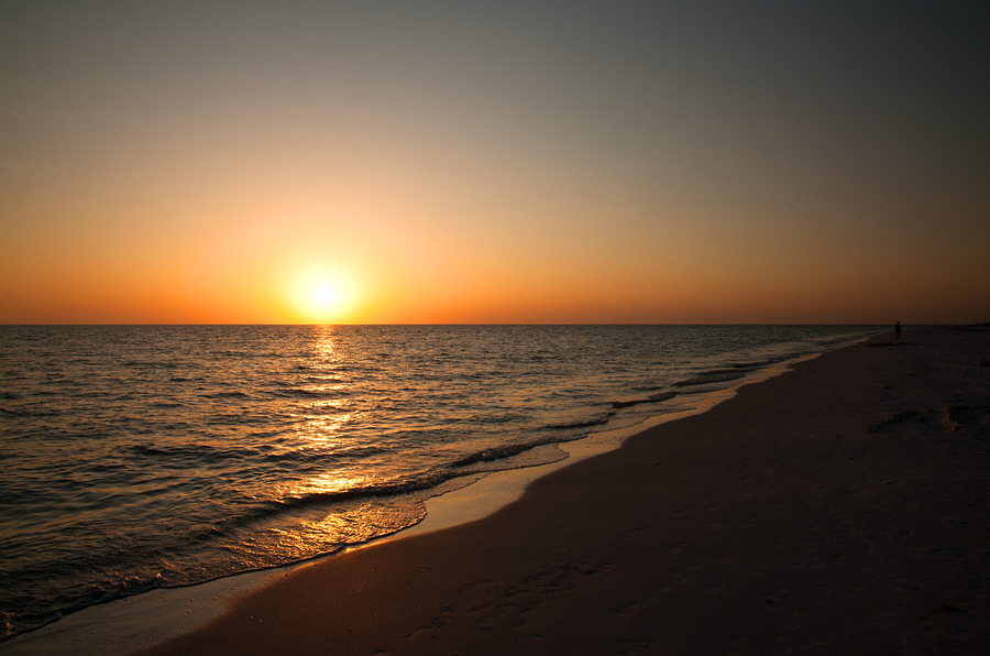 Sunset at Tigertail beach Marco Island Florida