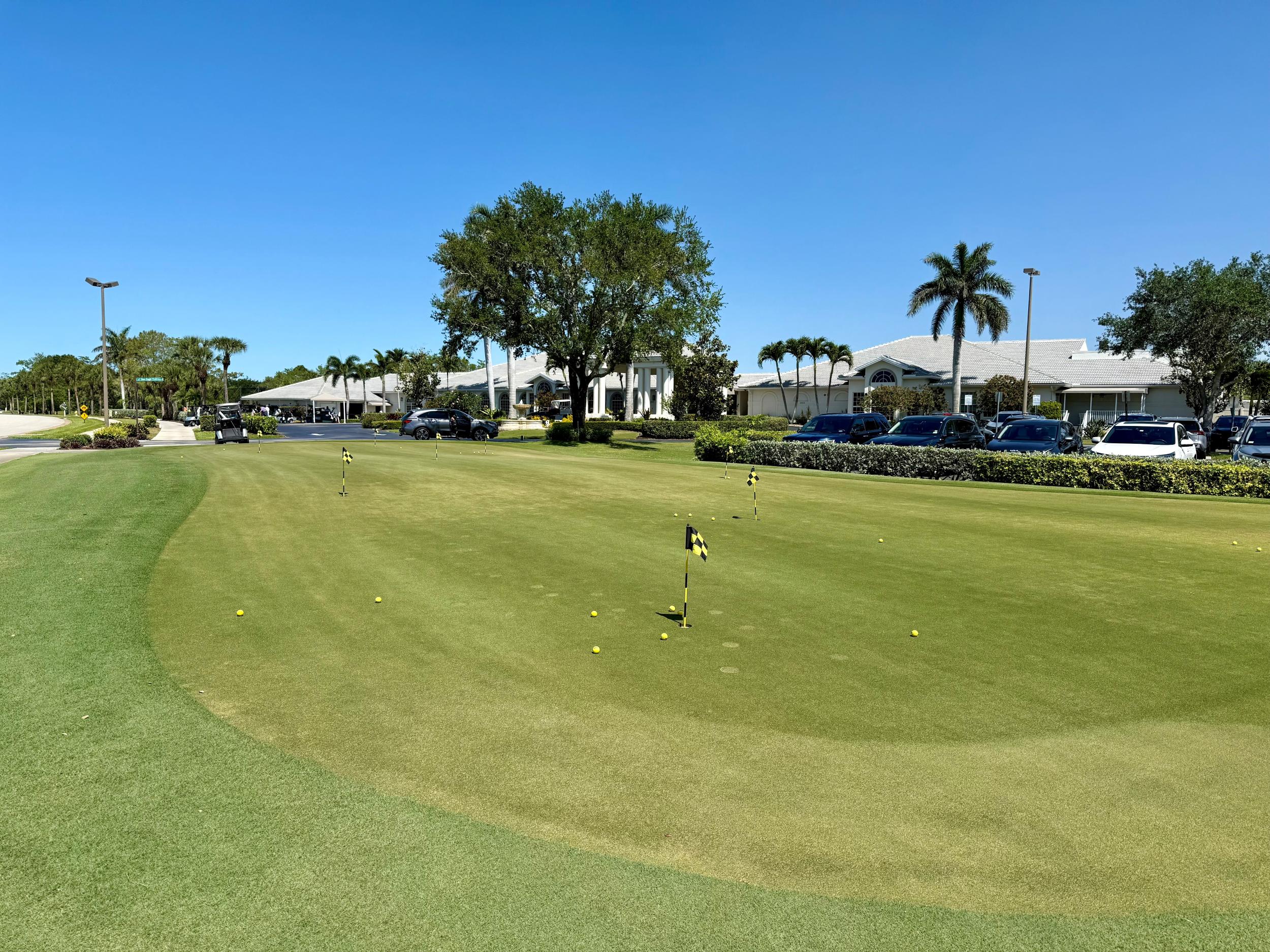 putting green on a Naples Golf Course
