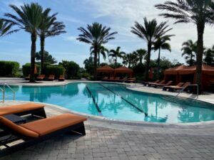 Esplanade Golf Home in Lakewood Ranch has a community pool