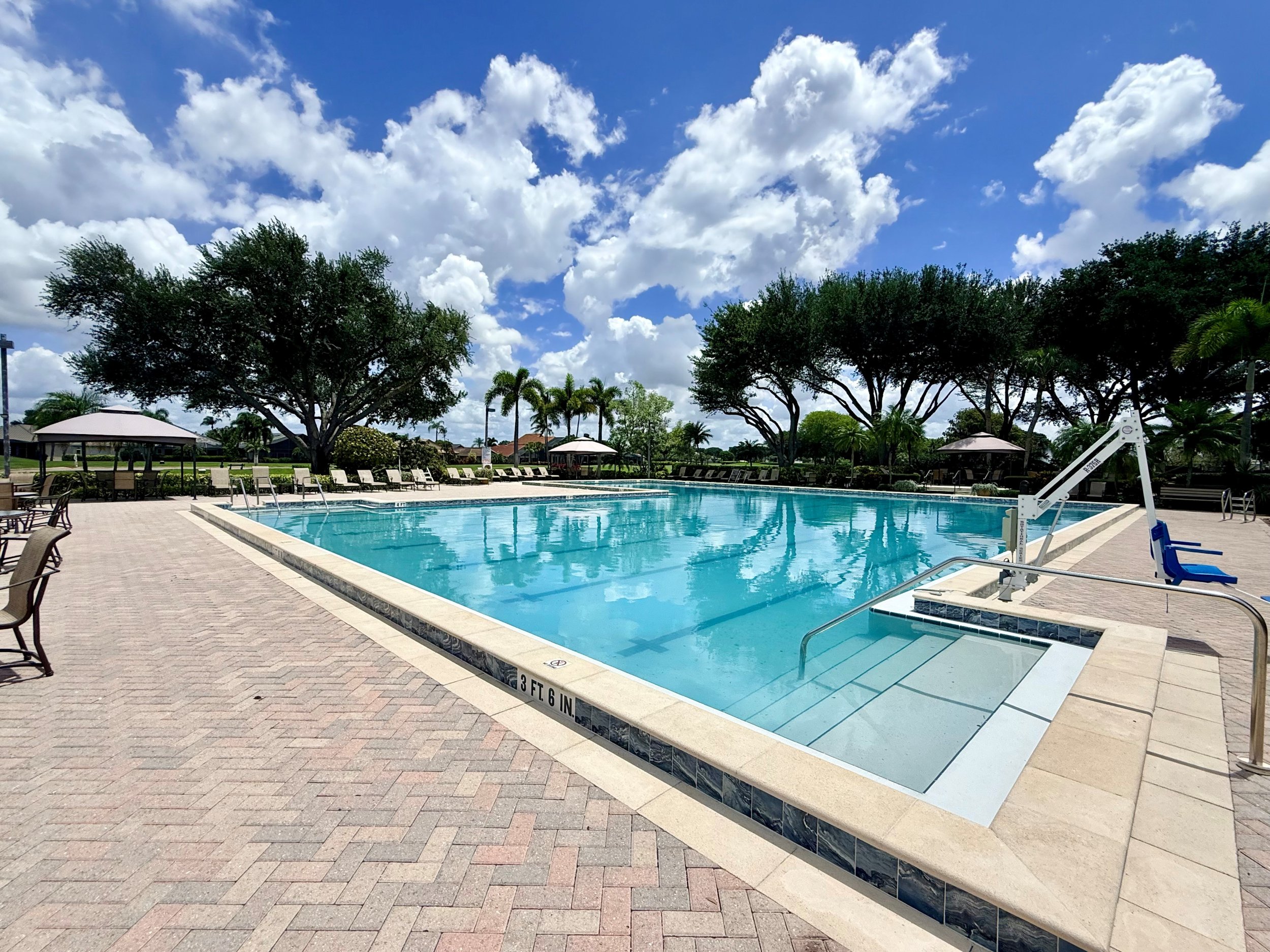 Community Pool in a golf community