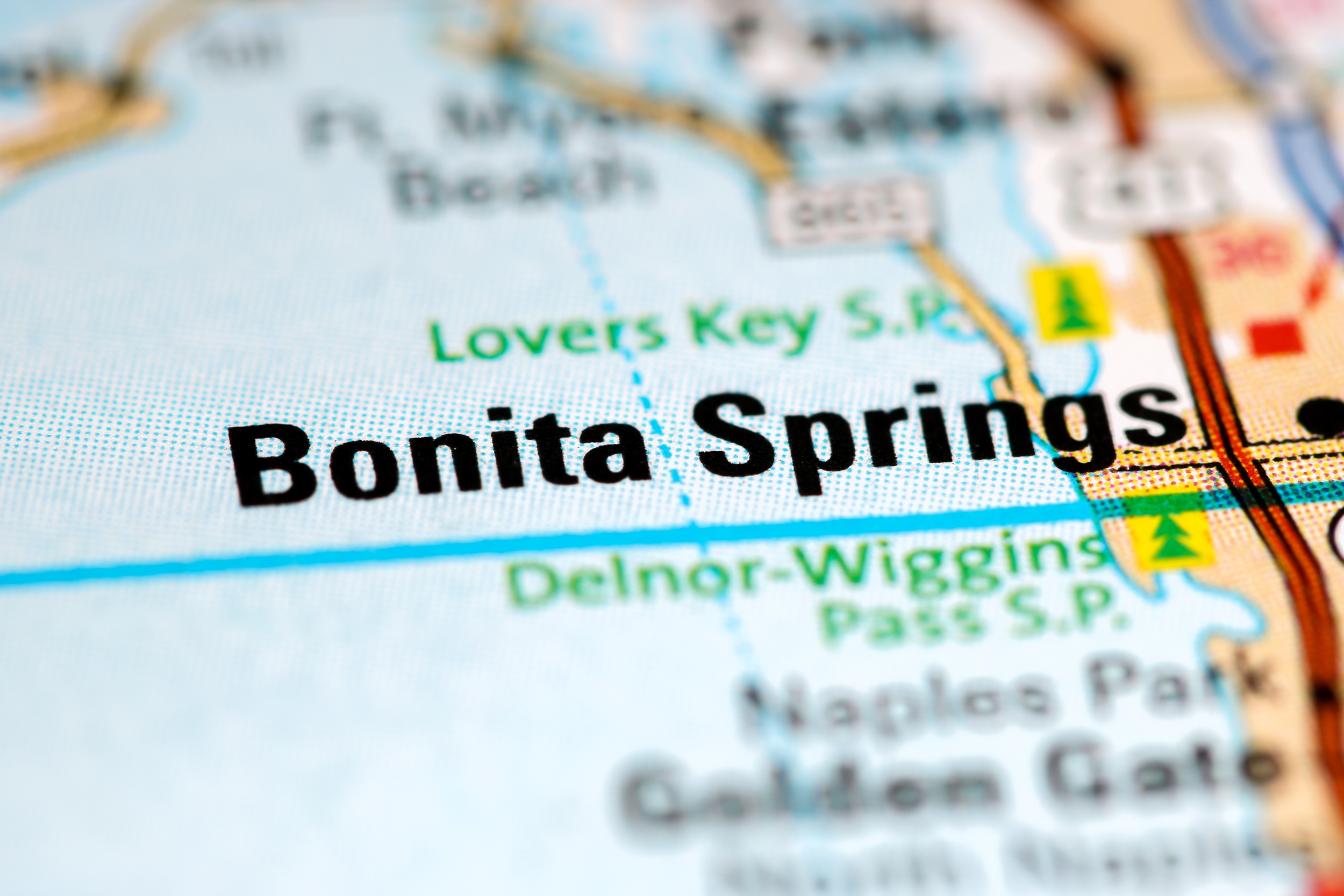 Bonita Springs FL Map