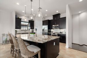 Esplanade Condominium Kitchen at 8760 Bellano Ct.