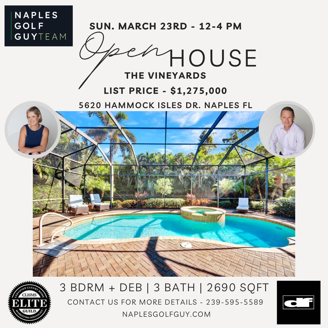 Open House in Hammock Isles on March 23rd at 5620 Hammock Isles