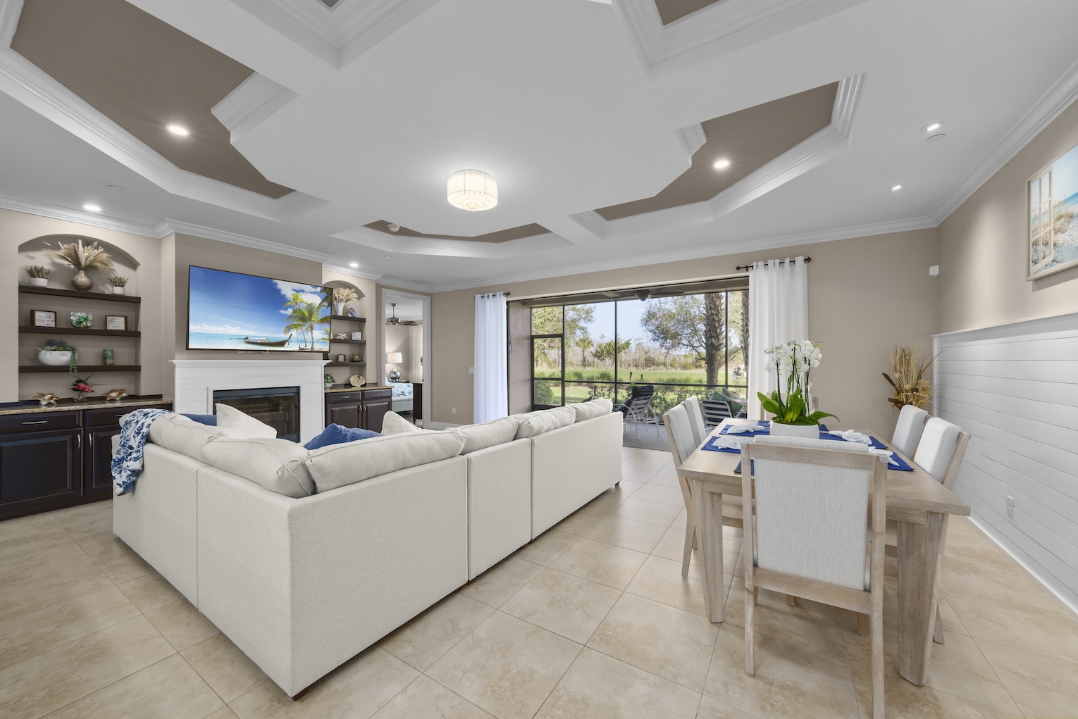 8773 Bellano Ct. living and dining room