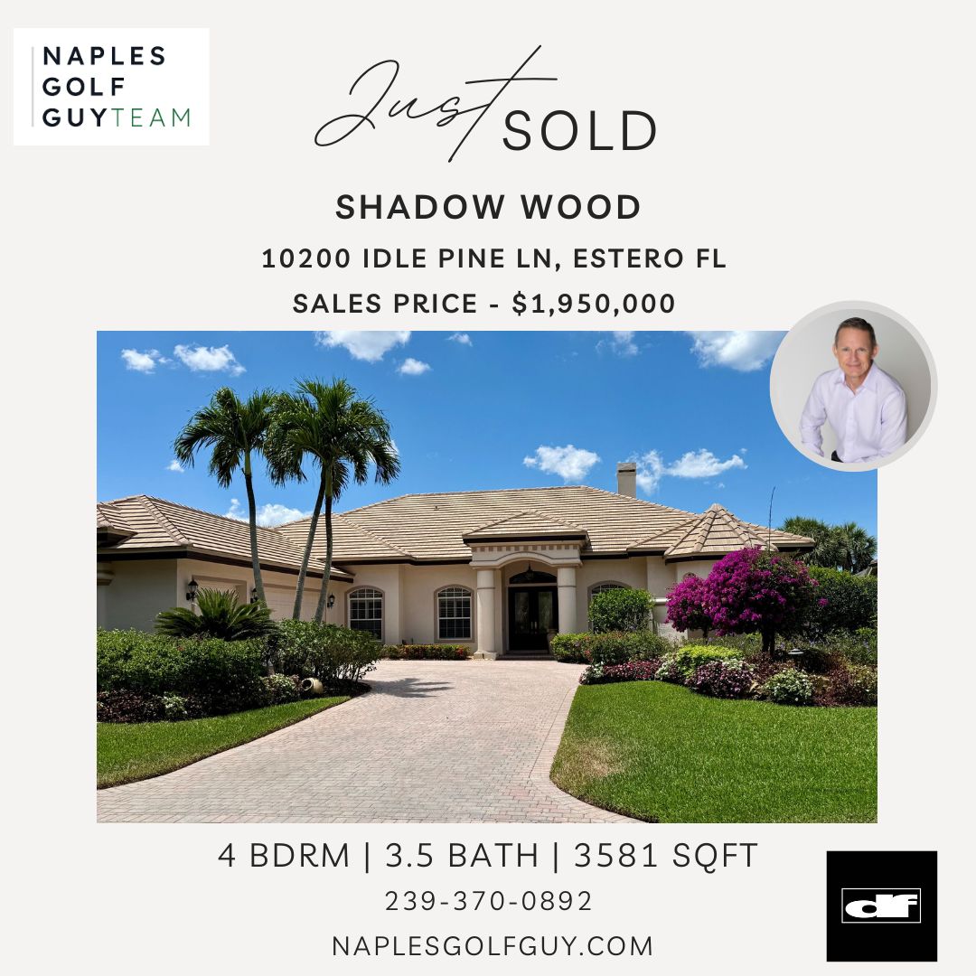 Luxury golf homes sold