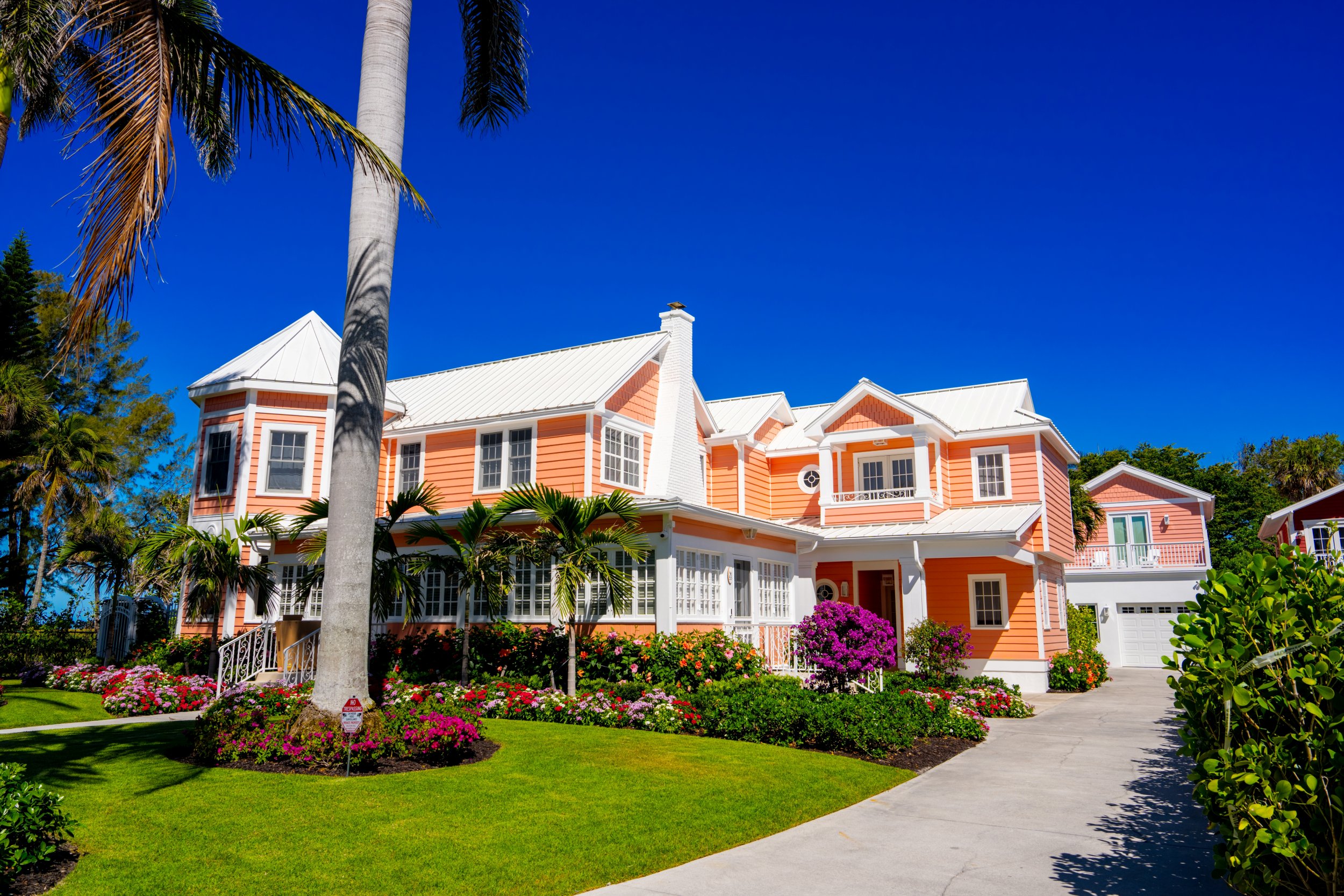 Luxury pink house in naples fl