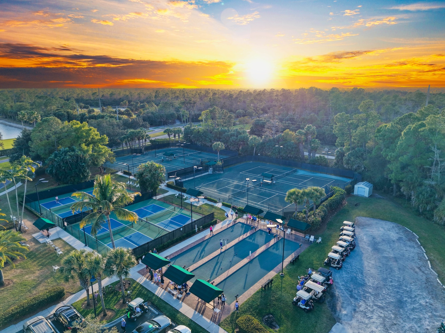 Forest Glen Pickleball tennis and bocce