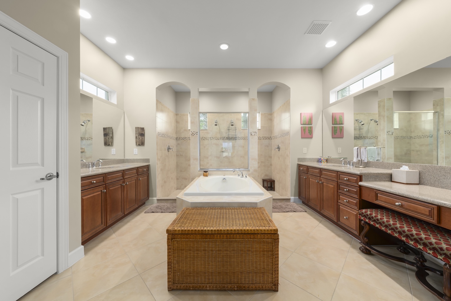 spa like primary bathroom