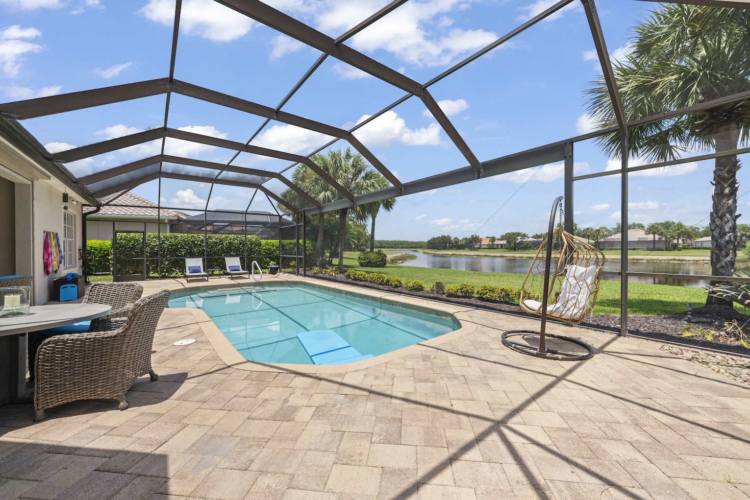 TwinEagles Naples home for sale with a pool