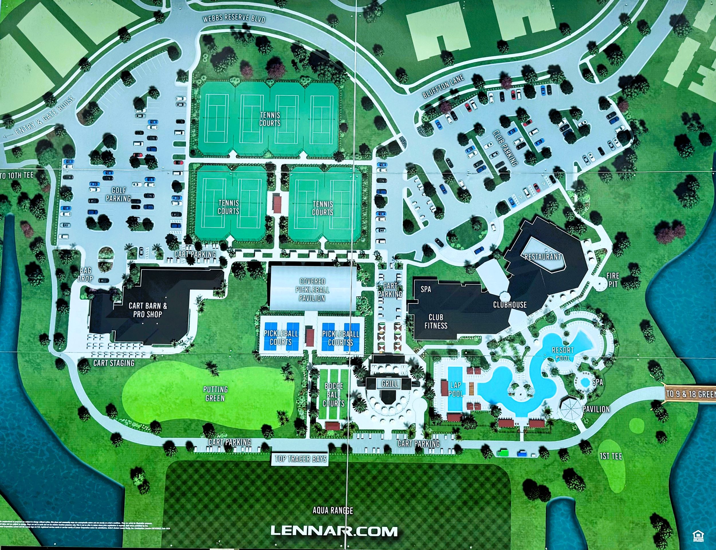 Webb Reserve Planned Community Amenities